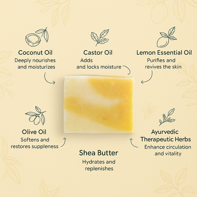 Lemon Energising Cleanse Soap