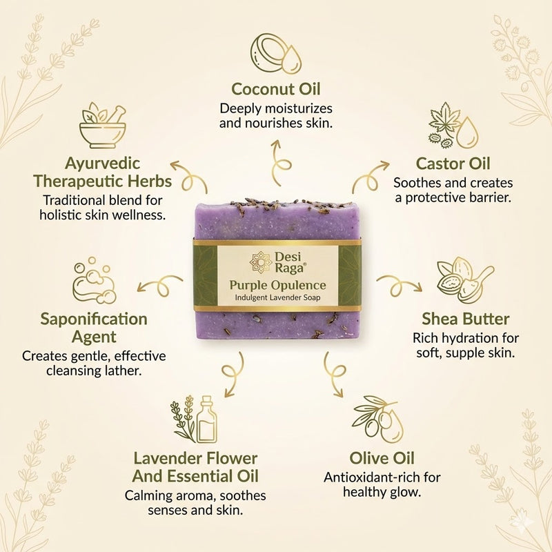 Purple Opulence Indulgent Lavender Soap