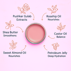 Rose Kiss of Care Lip Balm