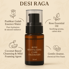 Rose Revitalizing Care Facewash
