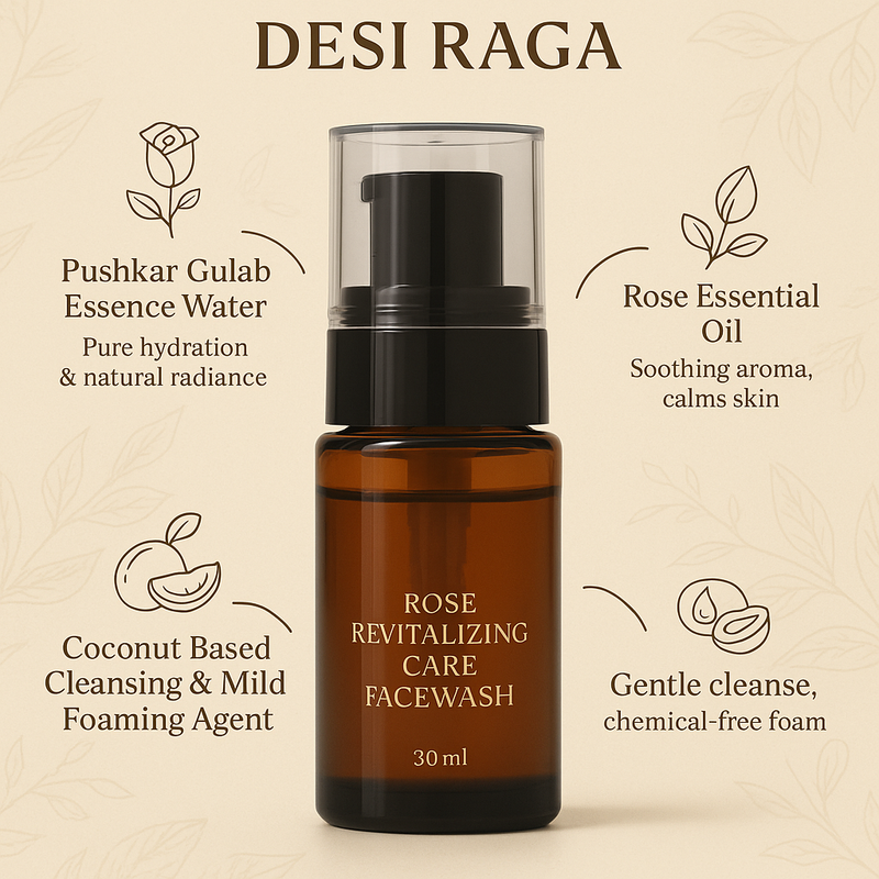 Rose Revitalizing Care Facewash
